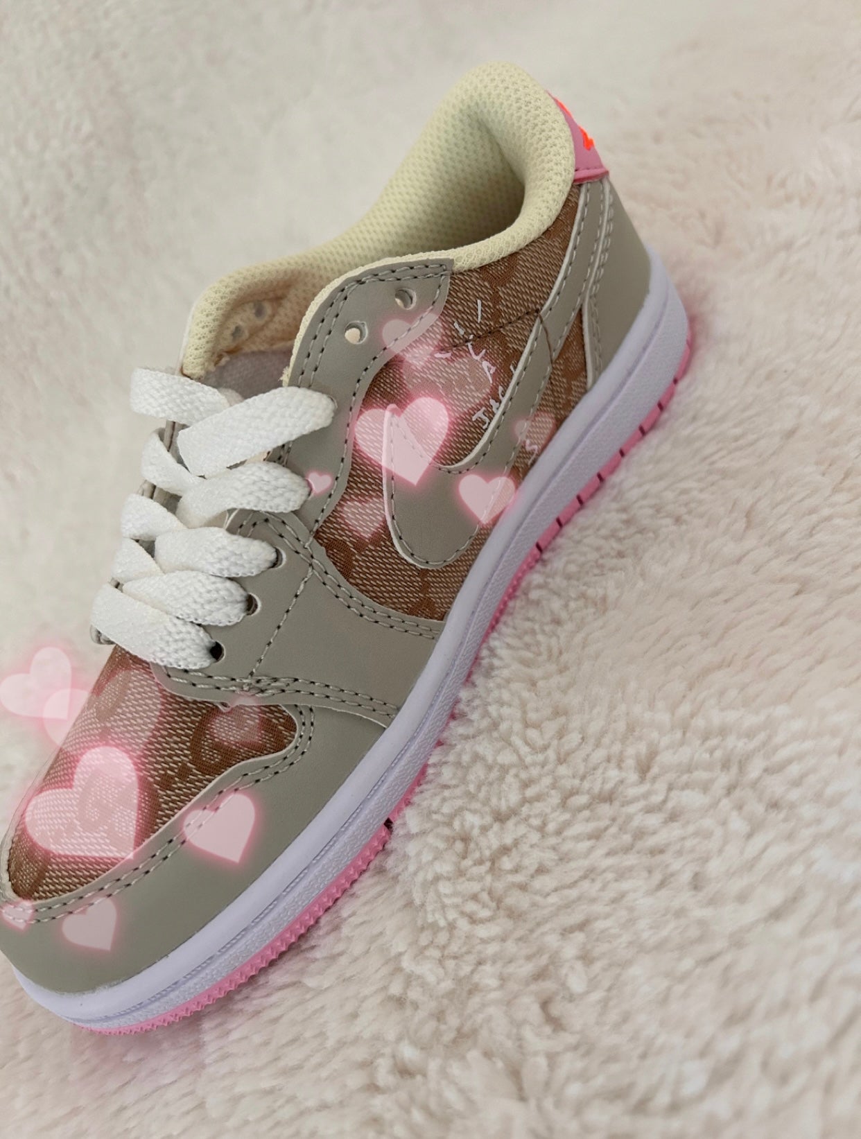 Children's Grade school Sneakers "Pink Rouge"